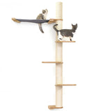 The Crow's Nest - A Wall Cat Scratcher with Hammock by Catastrophic Creations