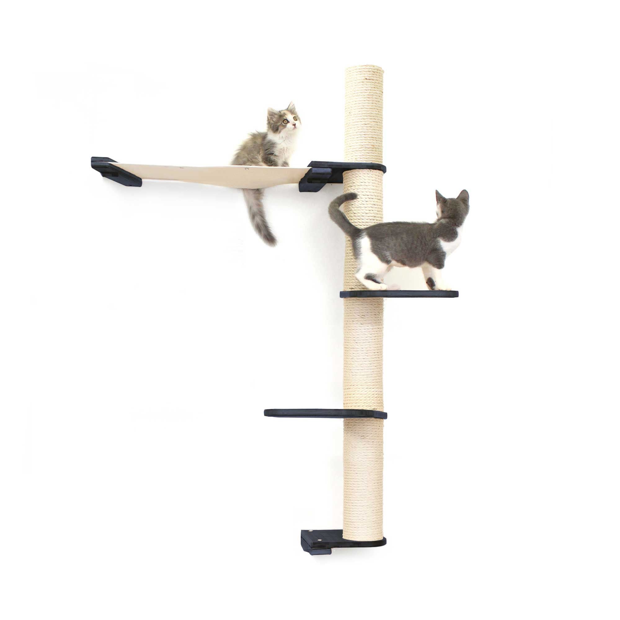 The Crow's Nest - A Wall Cat Scratcher with Hammock by Catastrophic Creations