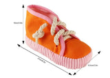 2 Pack Squeaky Shoes with Lace Dog Toys