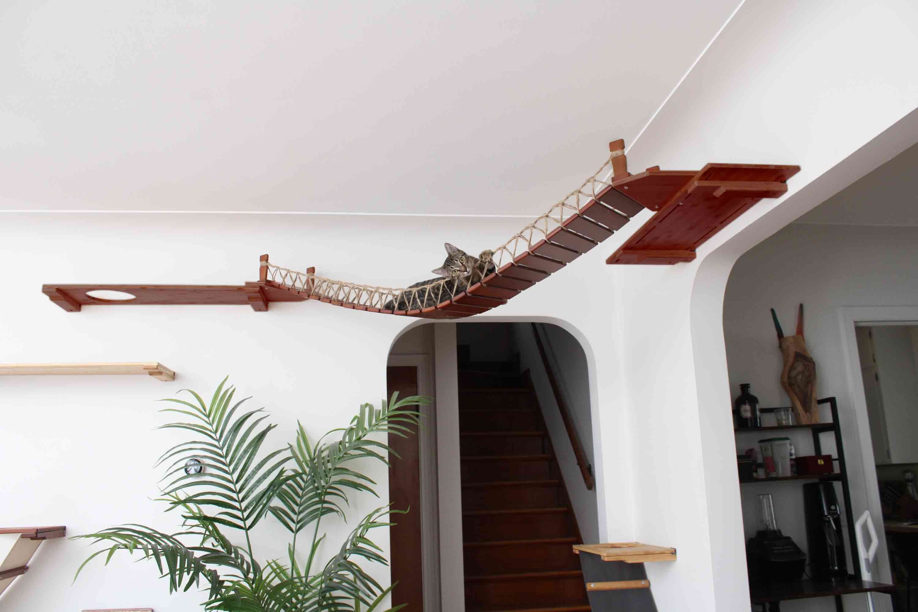 Corner Cat Shelf Bridge by Catastrophic Creations