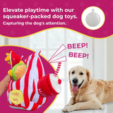 Doggy Bag with Fast Food Dog Toys