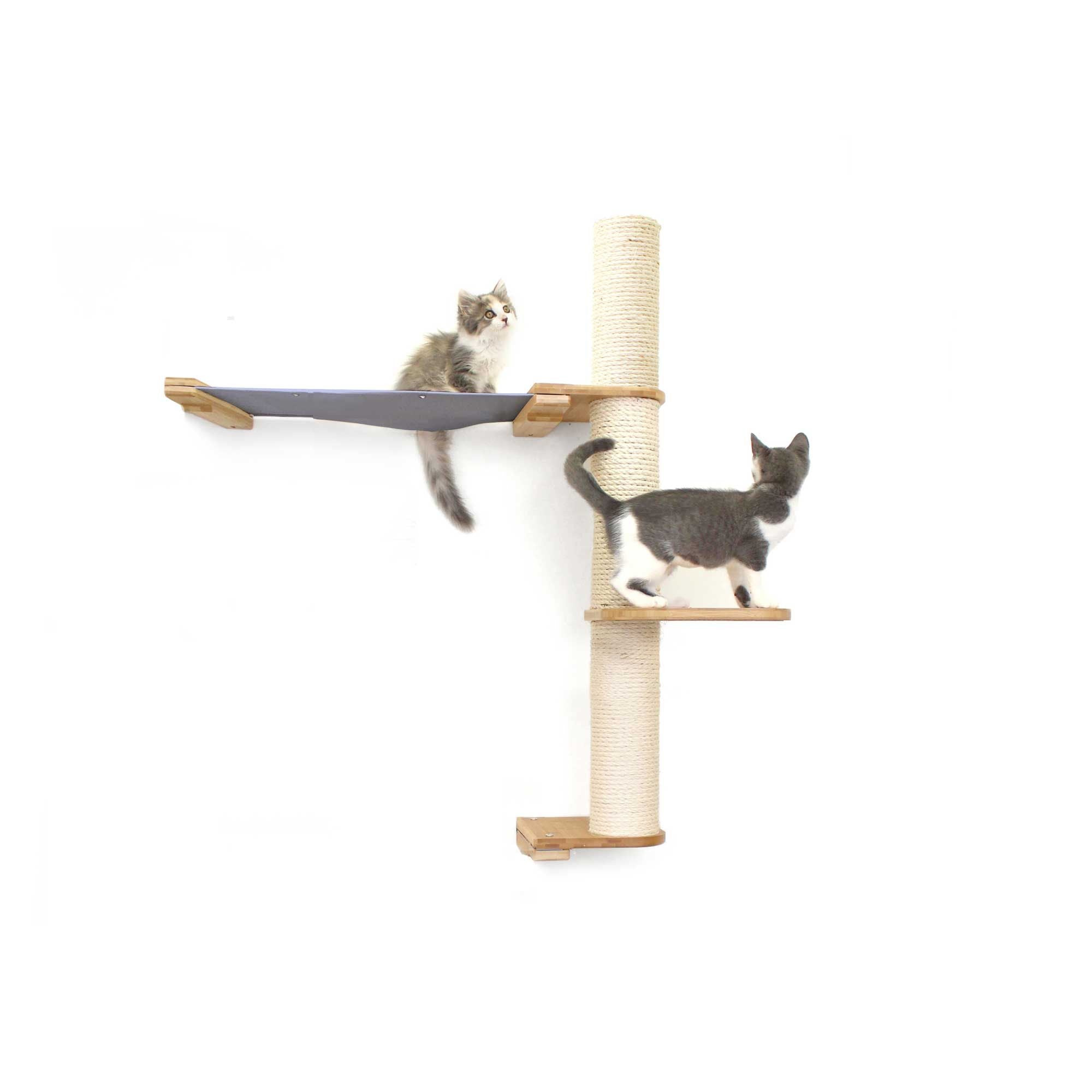 The Crow's Nest - A Wall Cat Scratcher with Hammock by Catastrophic Creations