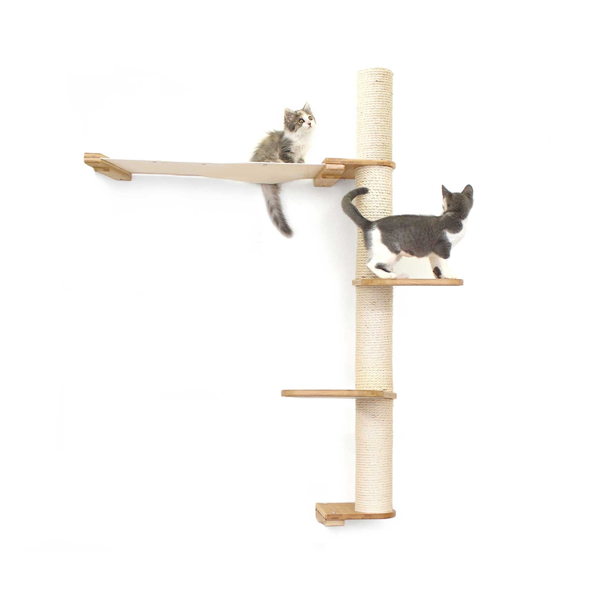 The Crow's Nest - A Wall Cat Scratcher with Hammock by Catastrophic Creations