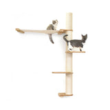 The Crow's Nest - A Wall Cat Scratcher with Hammock by Catastrophic Creations