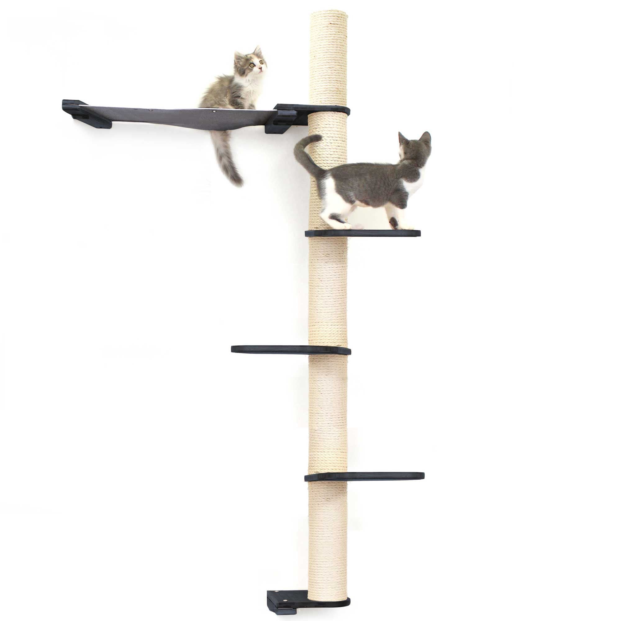 The Crow's Nest - A Wall Cat Scratcher with Hammock by Catastrophic Creations