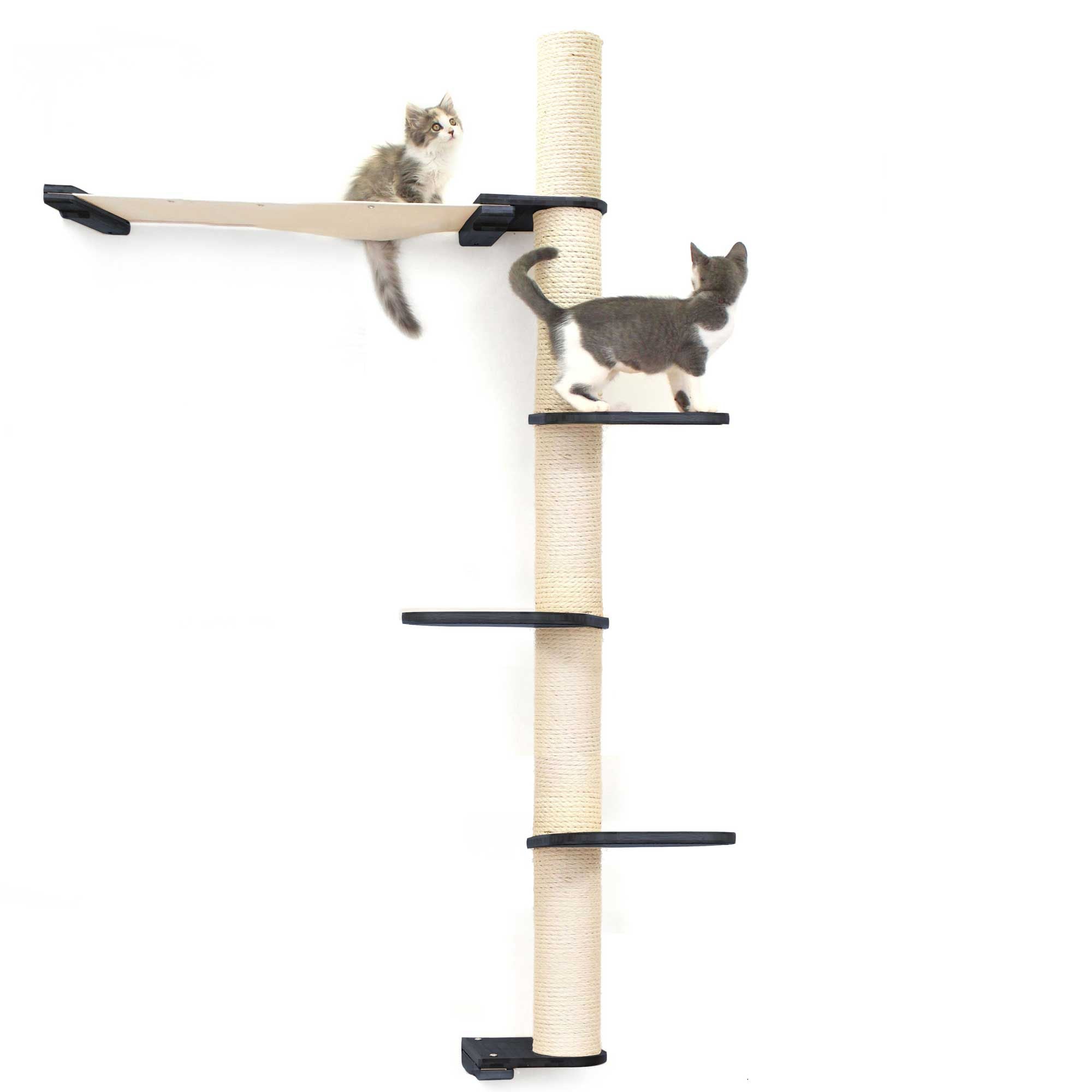 The Crow's Nest - A Wall Cat Scratcher with Hammock by Catastrophic Creations
