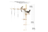 The Crow's Nest - A Wall Cat Scratcher with Hammock by Catastrophic Creations