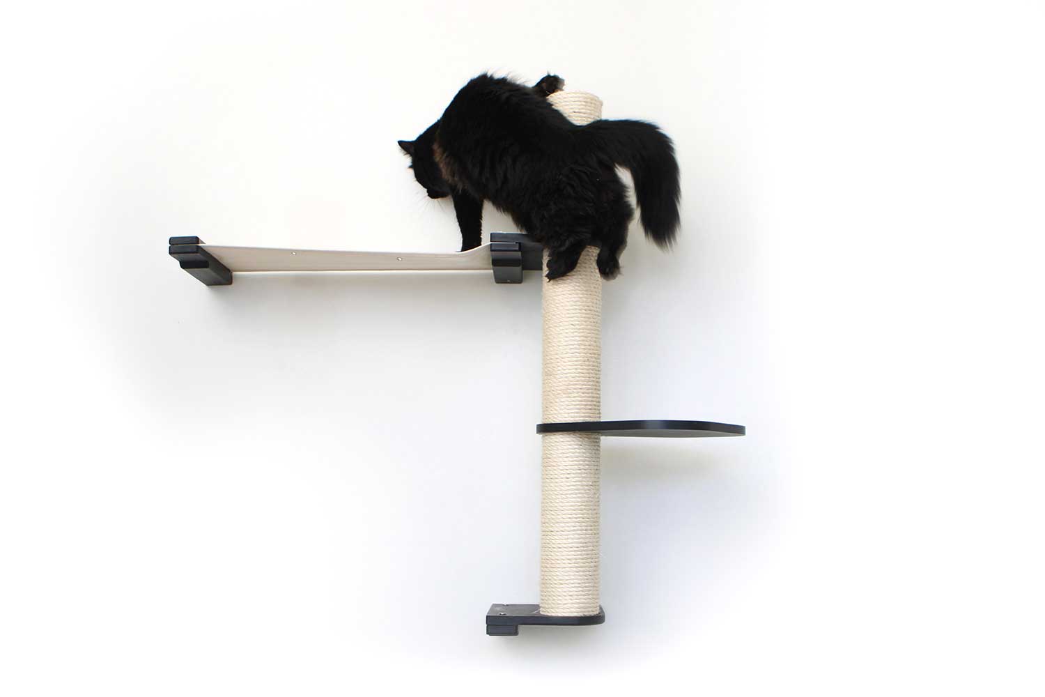 The Crow's Nest - A Wall Cat Scratcher with Hammock by Catastrophic Creations