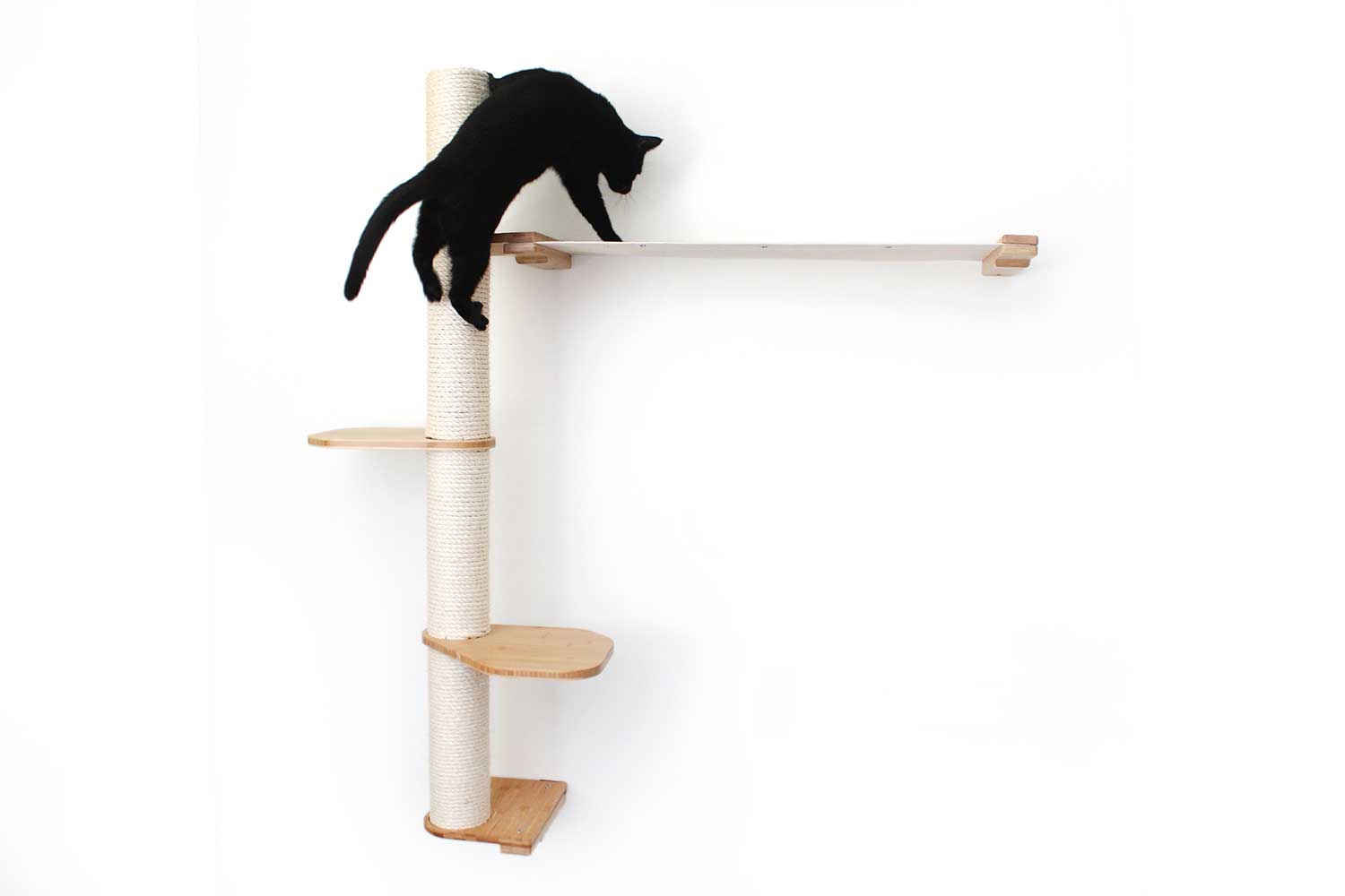 The Crow's Nest - A Wall Cat Scratcher with Hammock by Catastrophic Creations