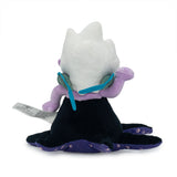 Dog Toy Squeaker Plush - The Little Mermaid Villain Ursula Full Body Pose with Flotsam and Jetsam