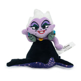 Dog Toy Squeaker Plush - The Little Mermaid Villain Ursula Full Body Pose with Flotsam and Jetsam