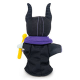 Dog Toy Squeaker Plush - Sleeping Beauty Villain Maleficent Full Body Standing Pose