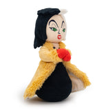 Dog Toy Squeaker Plush - One Hundred and One Dalmatians  Villain Cruella de Vil Full Body Standing Pose