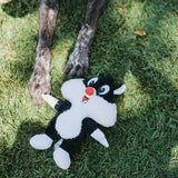 Dog Toy Squeaker Plush - Looney Tunes Sylvester the Cat Full Body