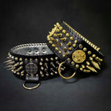 ''Imperium'' hand stitched 8 cm wide show collar