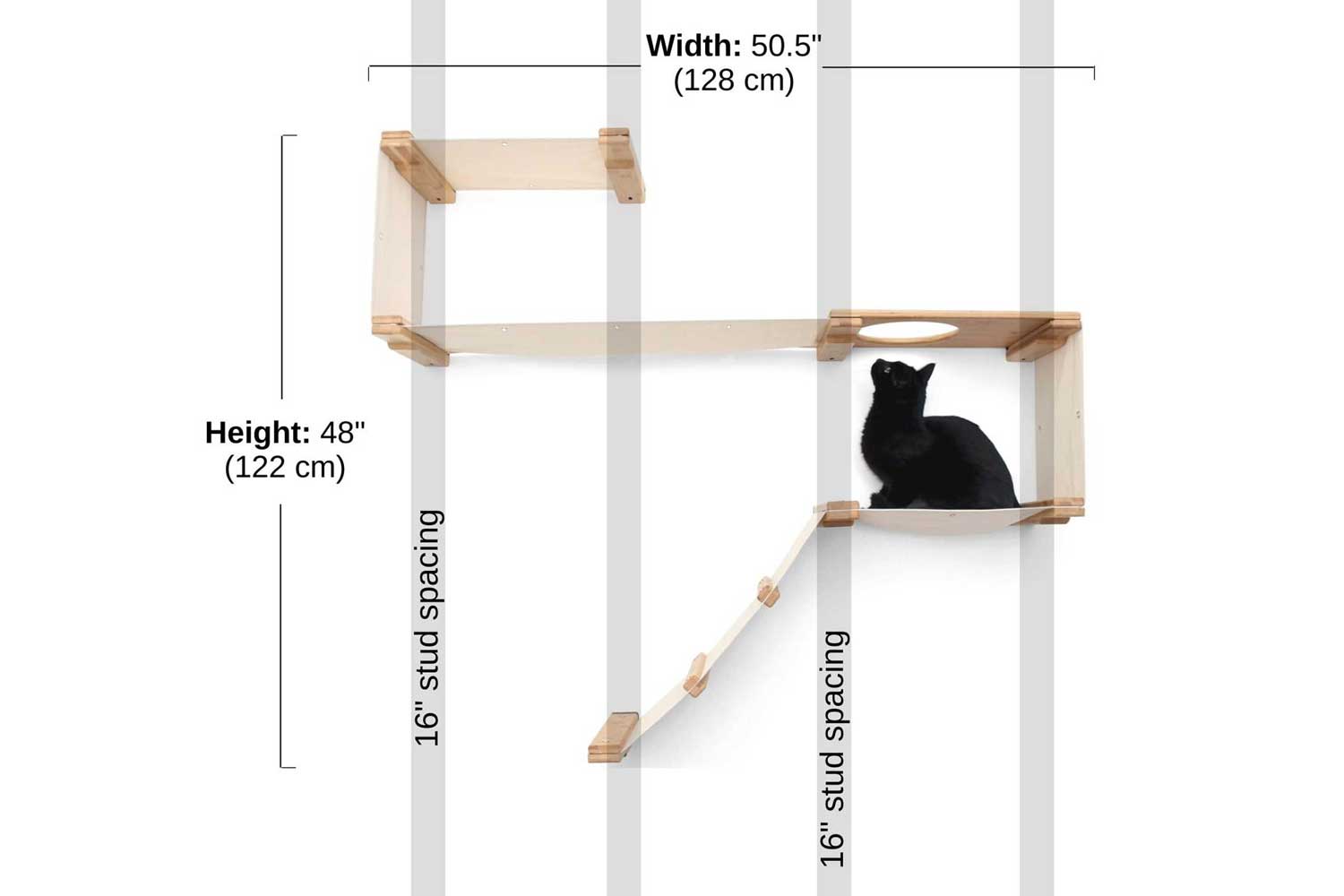The Play - A Cat Play Wall System by Catastrophic Creations