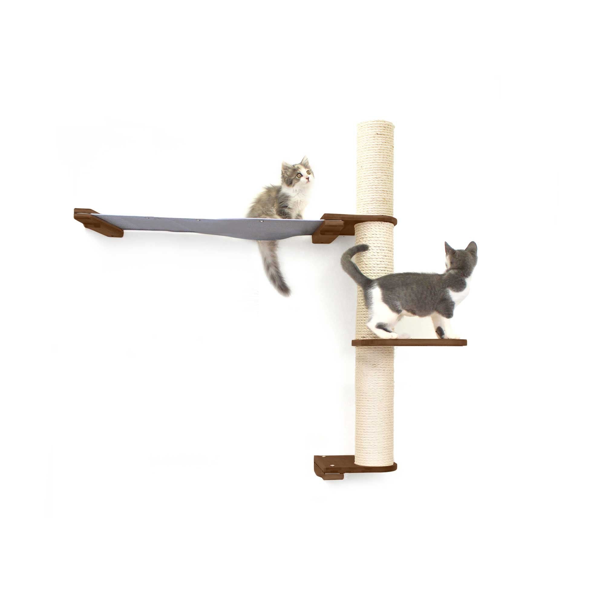The Crow's Nest - A Wall Cat Scratcher with Hammock by Catastrophic Creations
