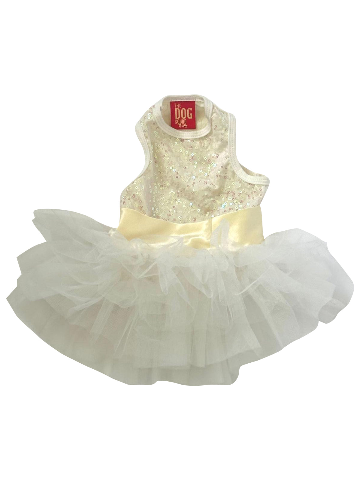 Hollywood Hologram Tutu, Ivory Sequins