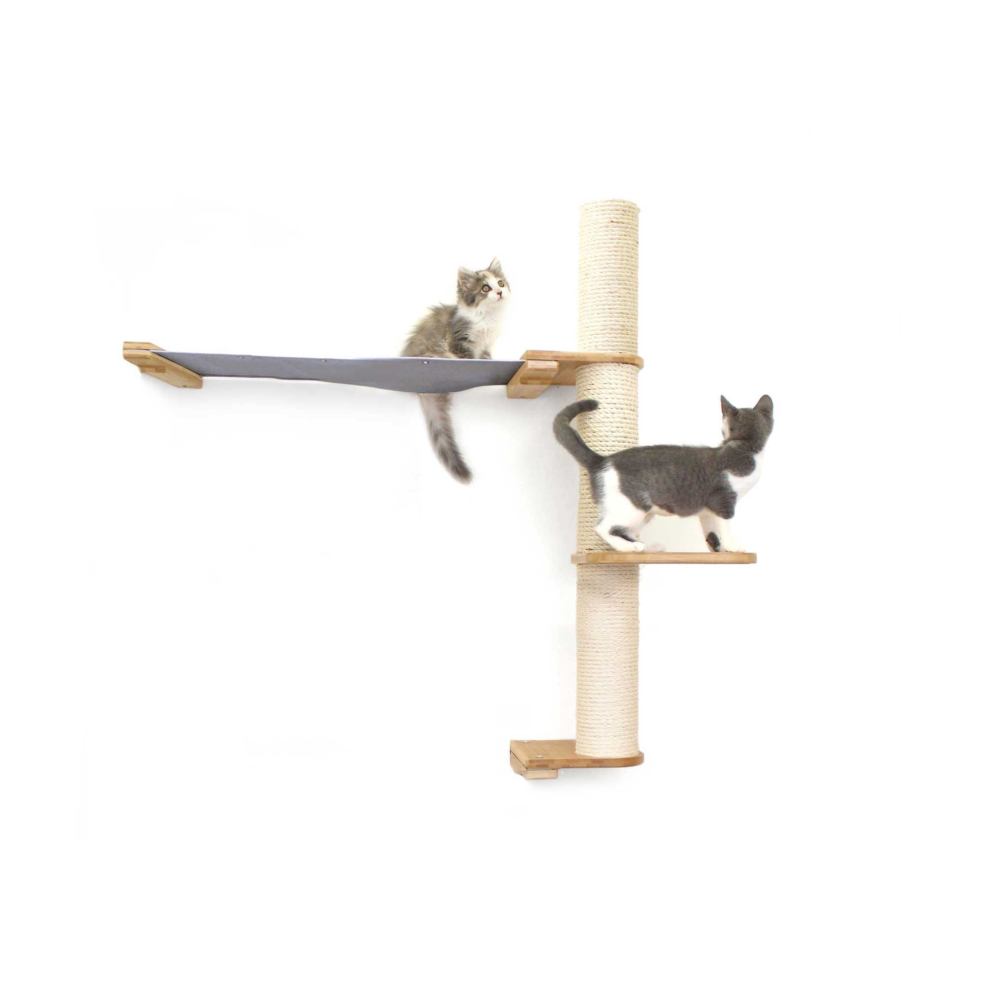 The Crow's Nest - A Wall Cat Scratcher with Hammock by Catastrophic Creations