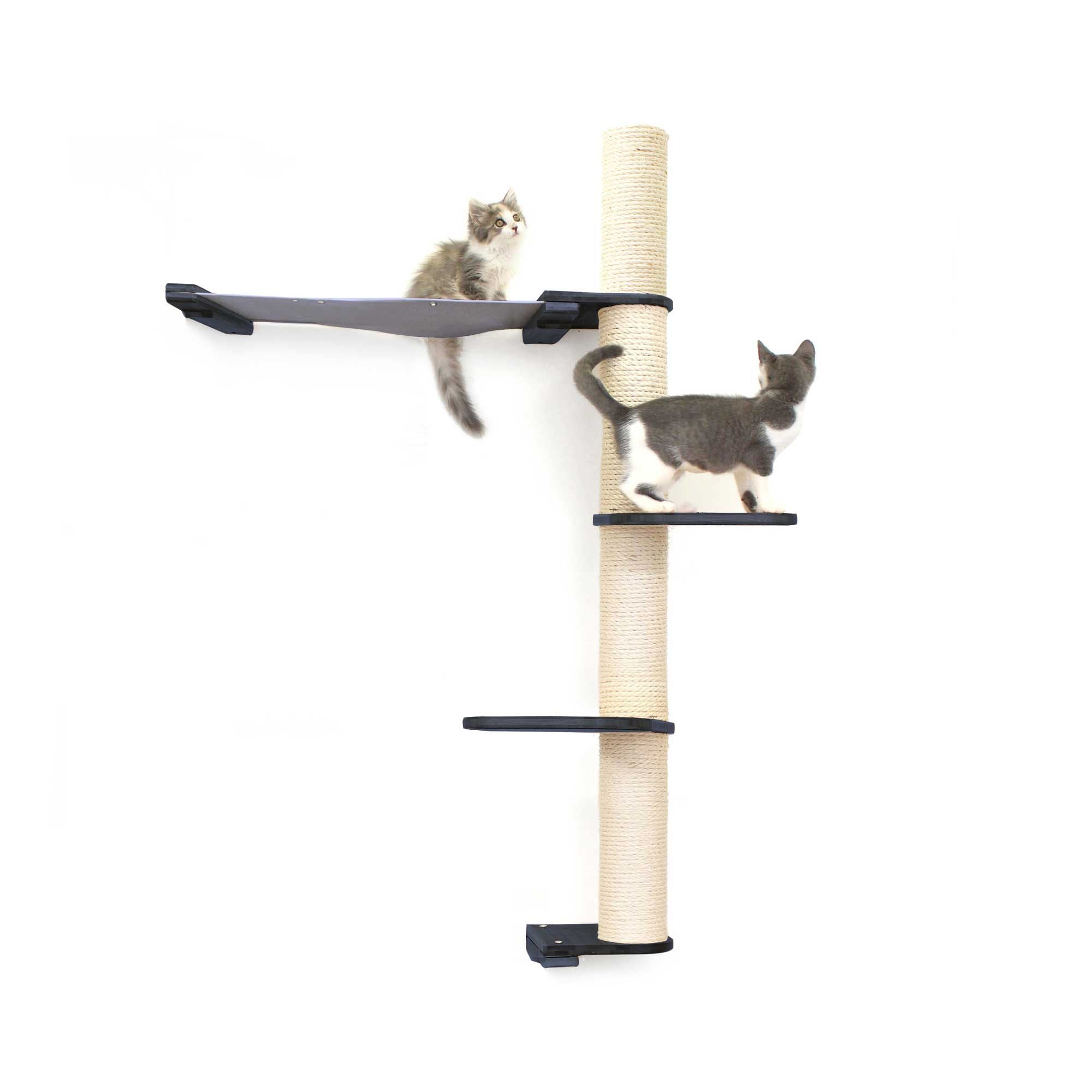 The Crow's Nest - A Wall Cat Scratcher with Hammock by Catastrophic Creations