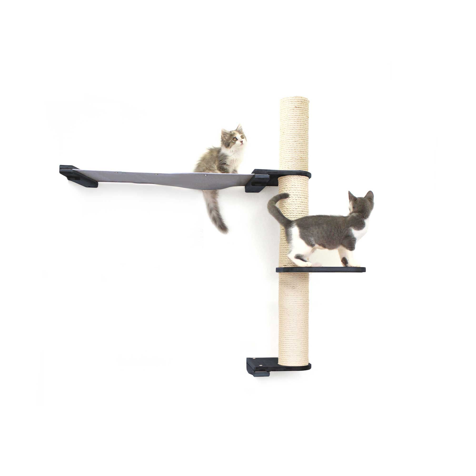 The Crow's Nest - A Wall Cat Scratcher with Hammock by Catastrophic Creations