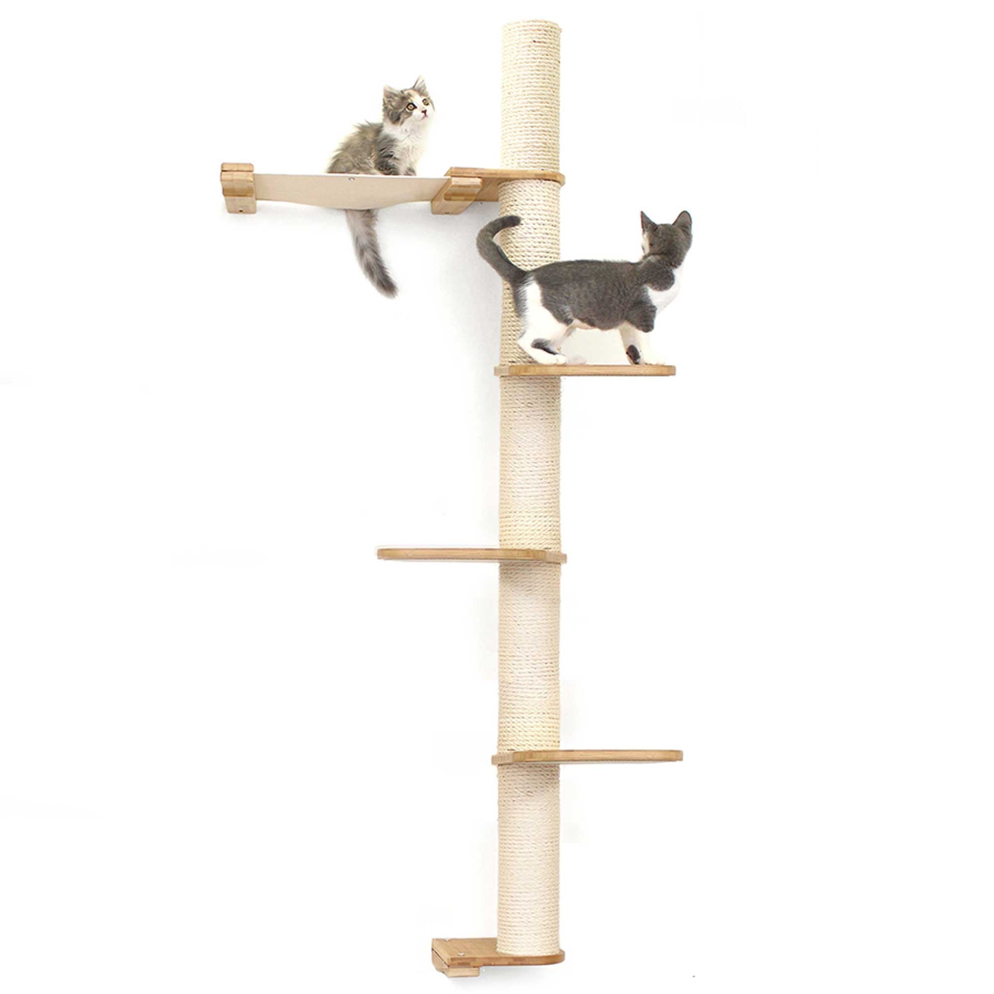 The Crow's Nest - A Wall Cat Scratcher with Hammock by Catastrophic Creations