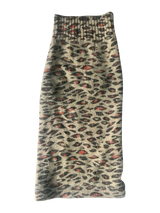 Animal Instincts Leopard Mock Neck Dog Sweater