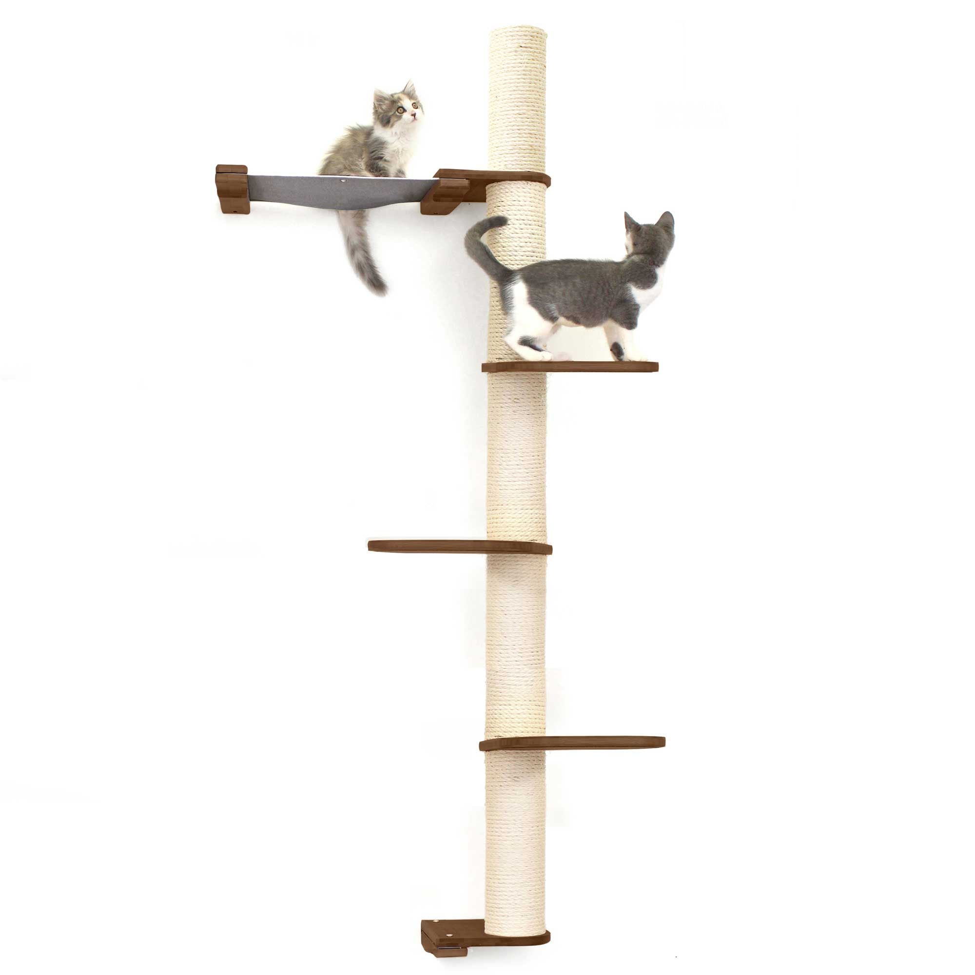 The Crow's Nest - A Wall Cat Scratcher with Hammock by Catastrophic Creations