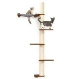 The Crow's Nest - A Wall Cat Scratcher with Hammock by Catastrophic Creations