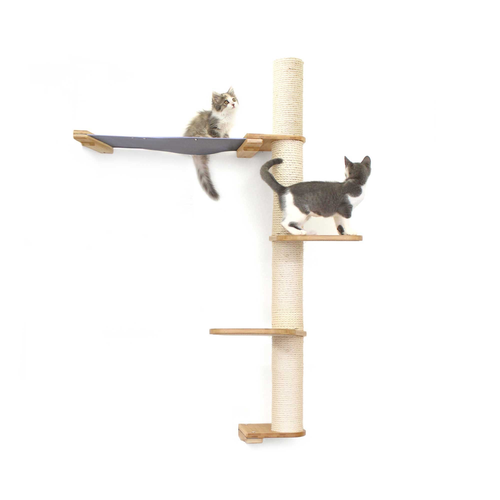 The Crow's Nest - A Wall Cat Scratcher with Hammock by Catastrophic Creations