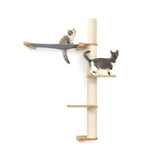 The Crow's Nest - A Wall Cat Scratcher with Hammock by Catastrophic Creations