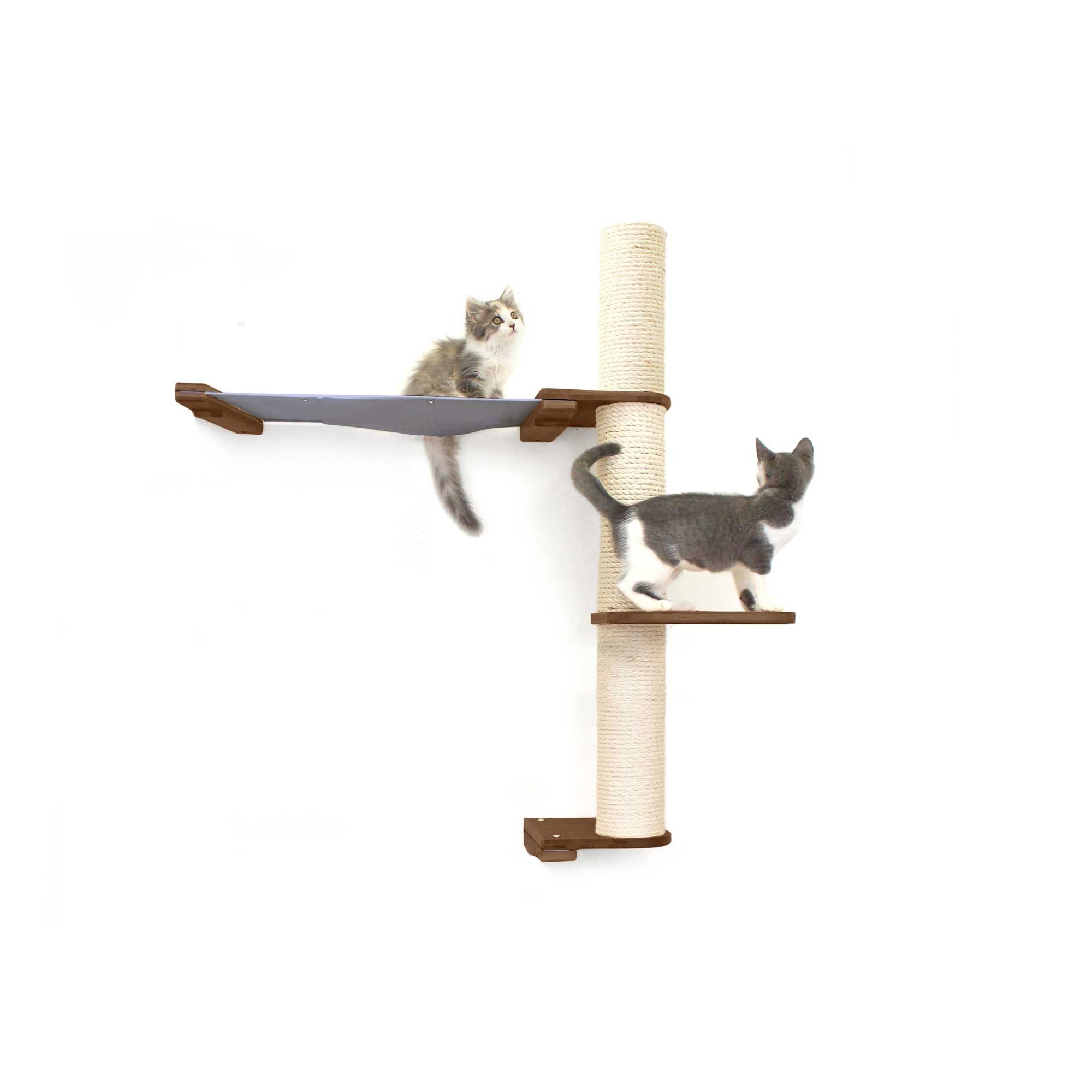 The Crow's Nest - A Wall Cat Scratcher with Hammock by Catastrophic Creations