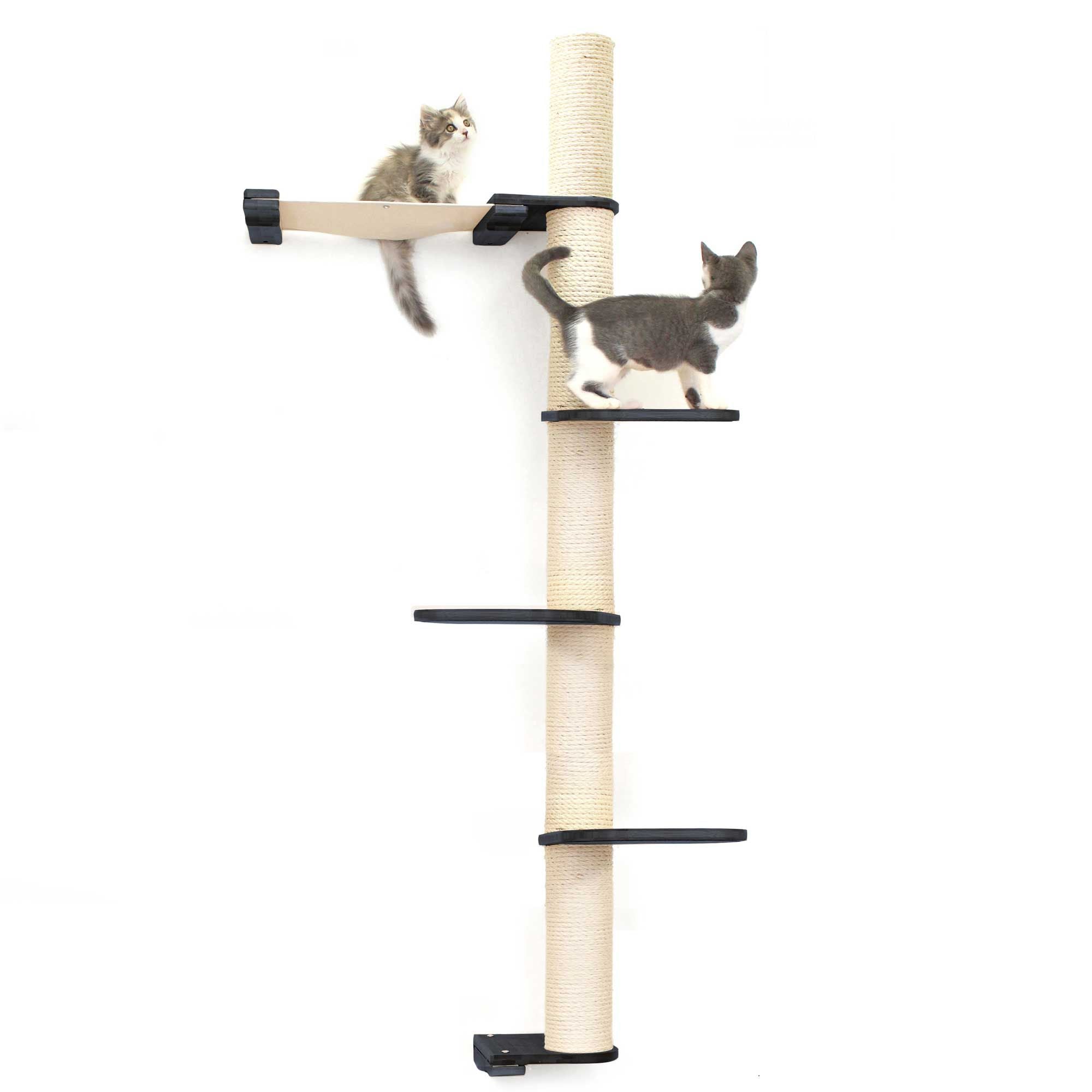 The Crow's Nest - A Wall Cat Scratcher with Hammock by Catastrophic Creations