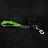 ''Bijou'' harness Black & Green for big dogs