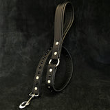Black studded leash