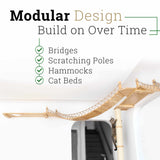 Corner Cat Shelf Bridge by Catastrophic Creations