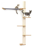 The Crow's Nest - A Wall Cat Scratcher with Hammock by Catastrophic Creations
