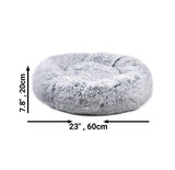 Mr. Peanut's 23" OrthoPlush® Pet Bed - Gray Two Tone