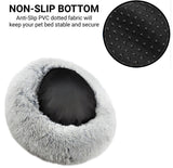 Mr. Peanut's 23" OrthoPlush® Pet Bed - Gray Two Tone