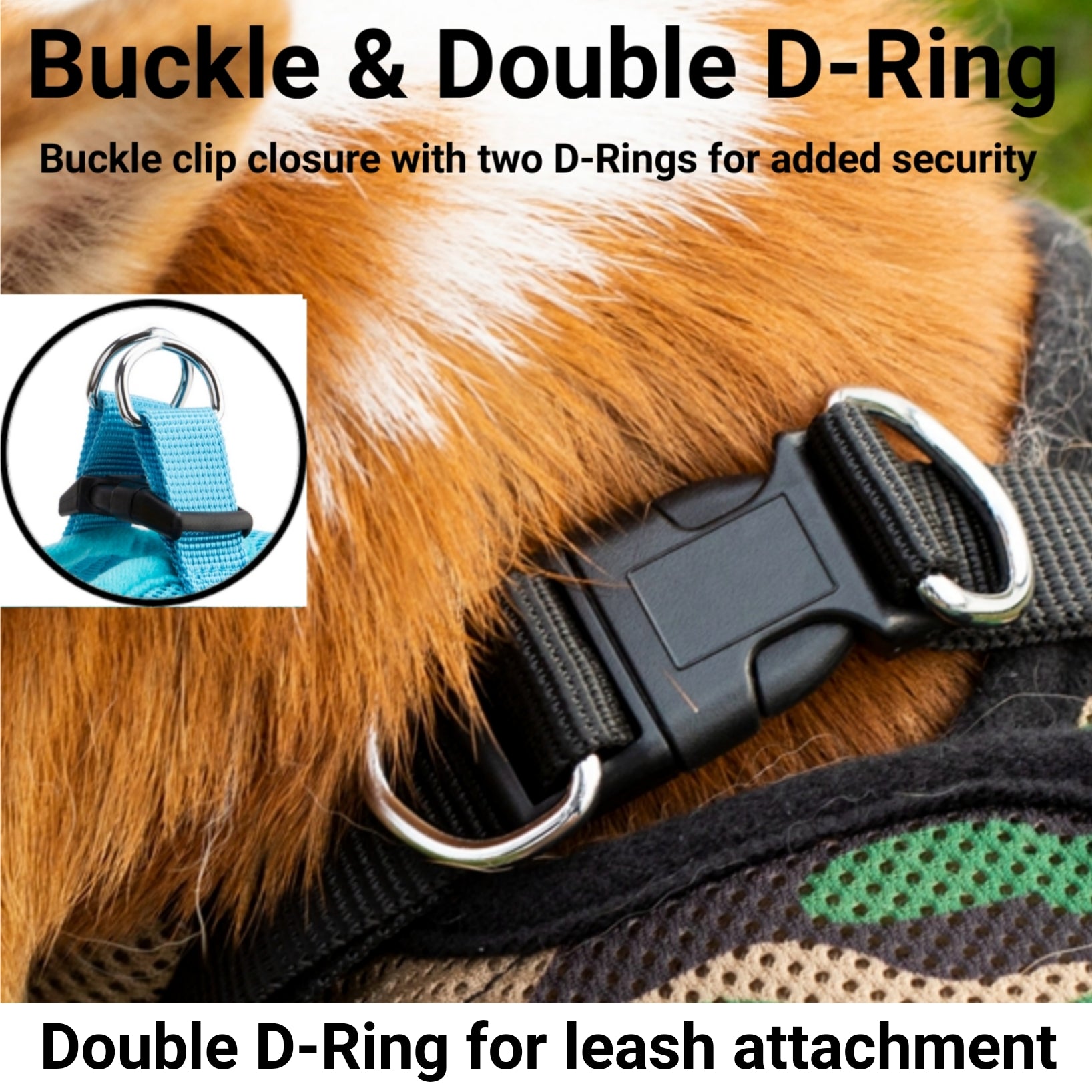 Mr. Peanut's PupTrek Harness and Leash Set, Small Dog/Cat Soft Mesh Step In Harness Vest