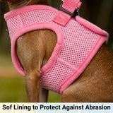 Mr. Peanut's PupTrek Harness and Leash Set, Small Dog/Cat Soft Mesh Step In Harness Vest