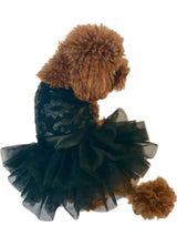 Rocker Appliqué Mesh Fufu Tutu, Black