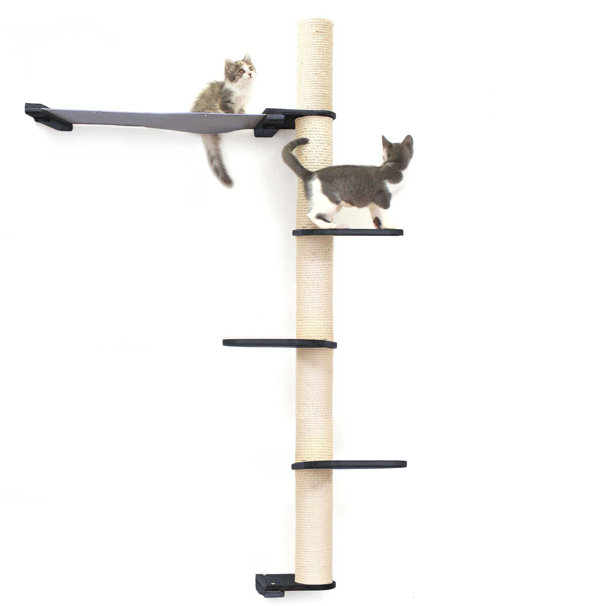 The Crow's Nest - A Wall Cat Scratcher with Hammock by Catastrophic Creations