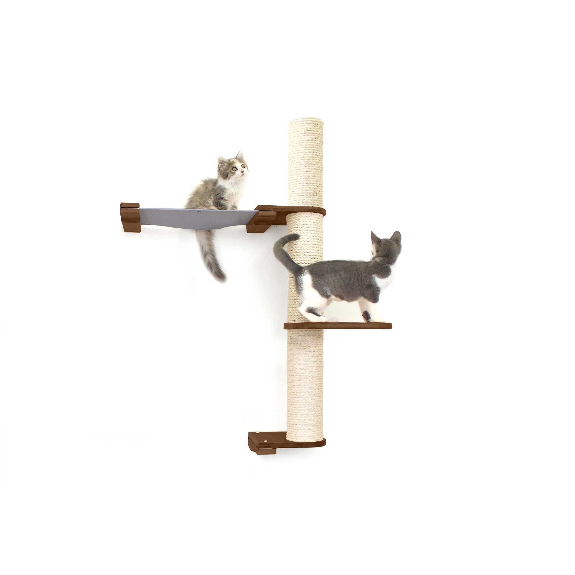 The Crow's Nest - A Wall Cat Scratcher with Hammock by Catastrophic Creations