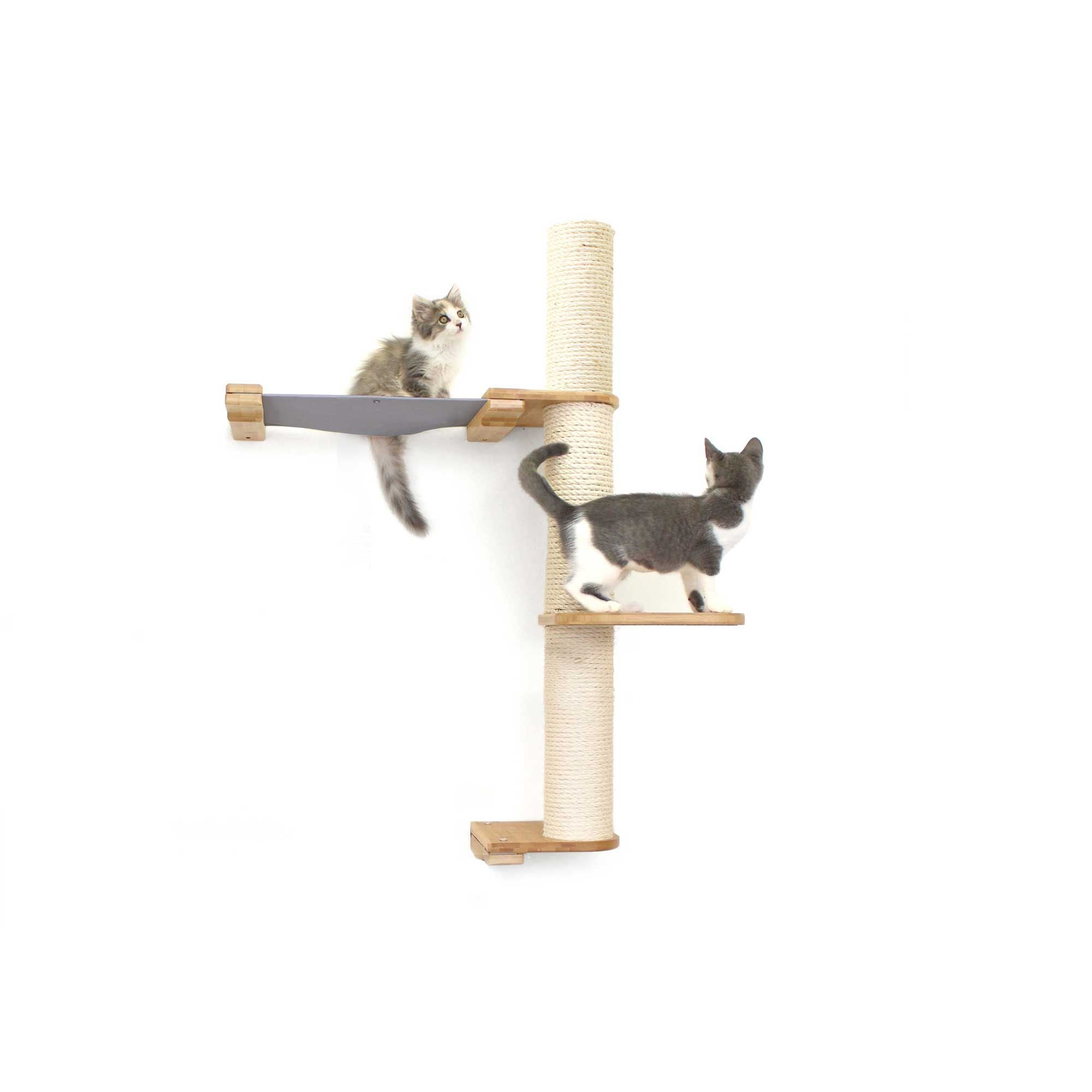 The Crow's Nest - A Wall Cat Scratcher with Hammock by Catastrophic Creations