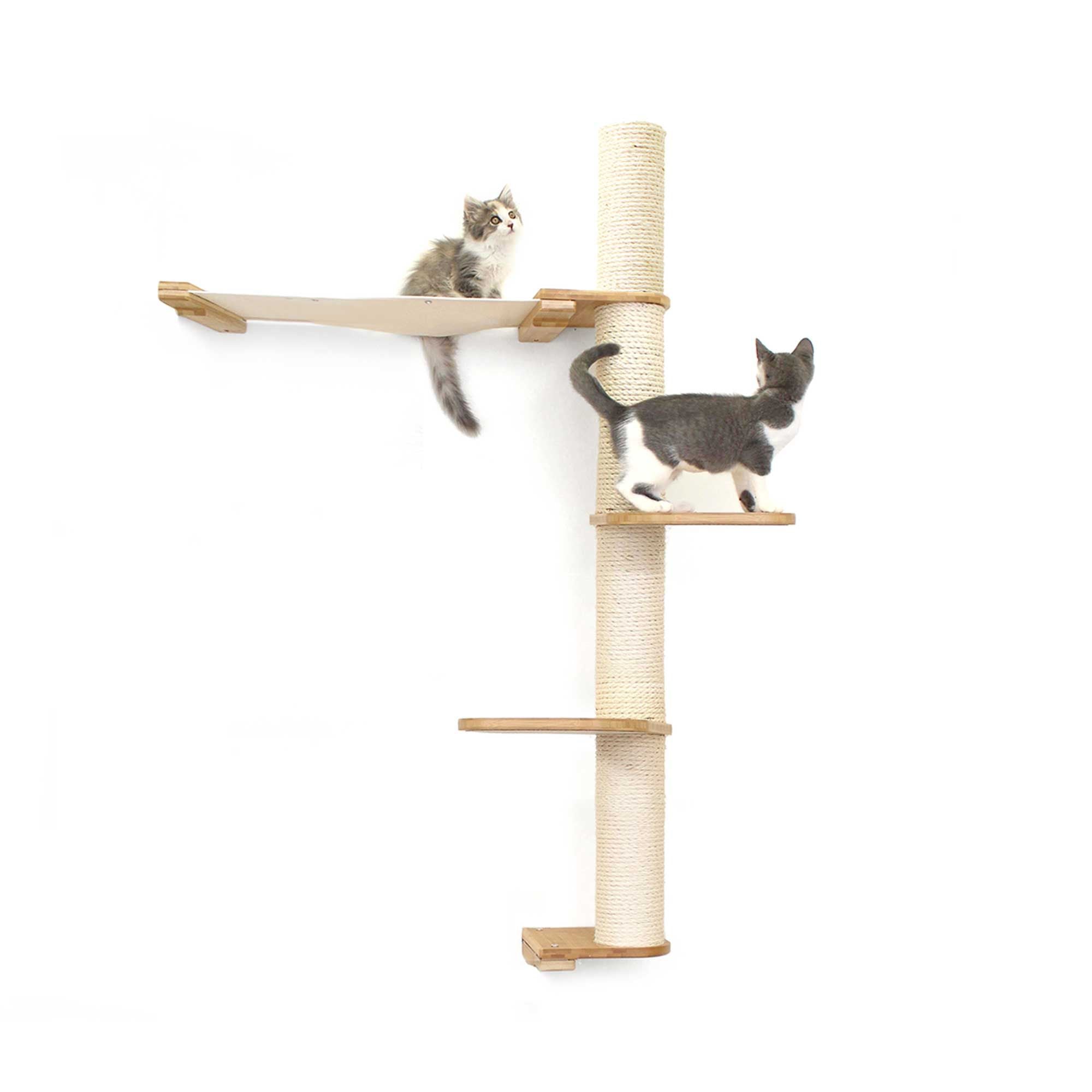 The Crow's Nest - A Wall Cat Scratcher with Hammock by Catastrophic Creations