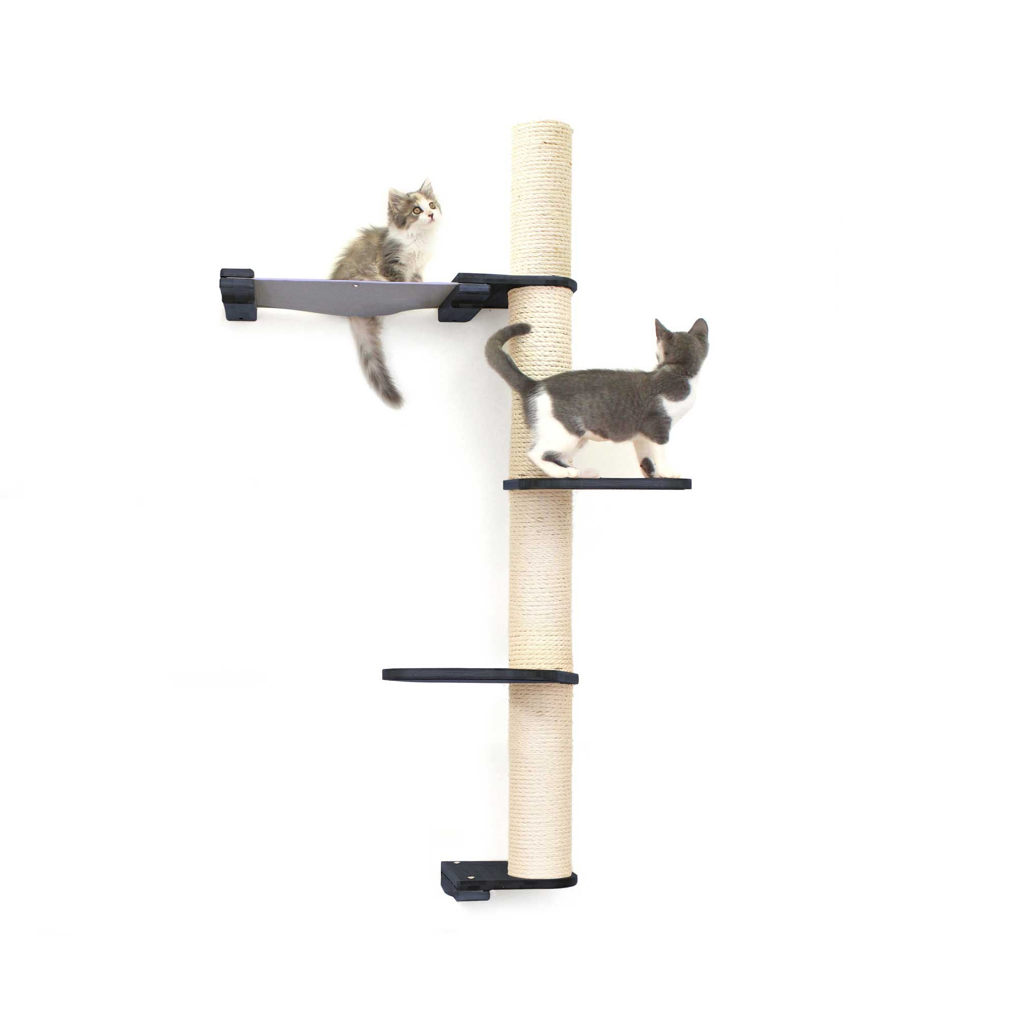 The Crow's Nest - A Wall Cat Scratcher with Hammock by Catastrophic Creations