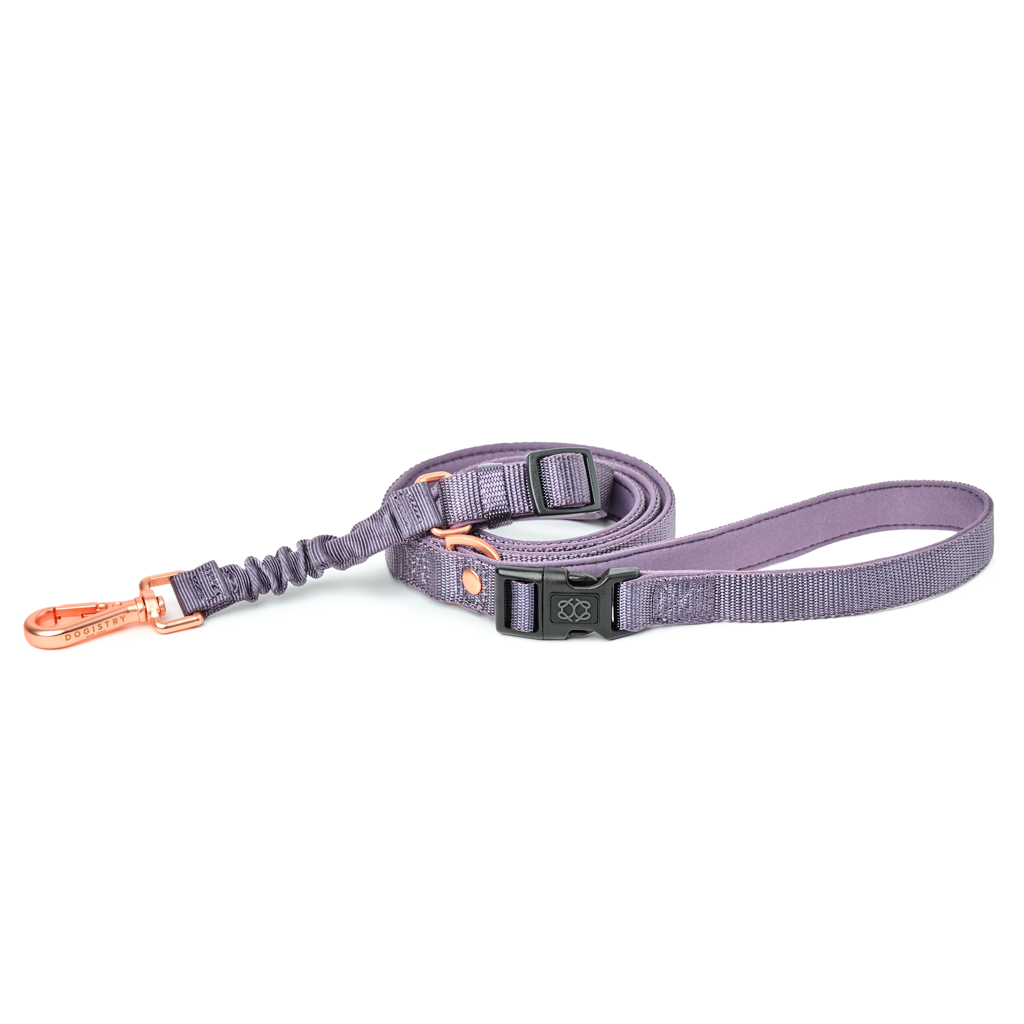 City Dog Leash - Lilac Gray