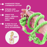 Lime Green Boho Chic Dog Leash
