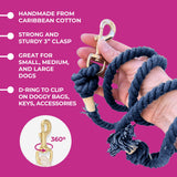 Navy Blue Boho Chic Style Leash